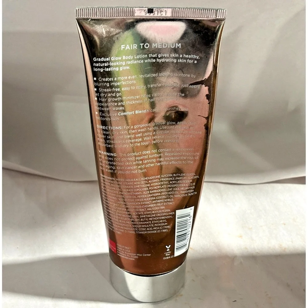 Glow It Gradual Glow Body Lotion Fair to Medium 6.7oz Hair Growth Minimizer